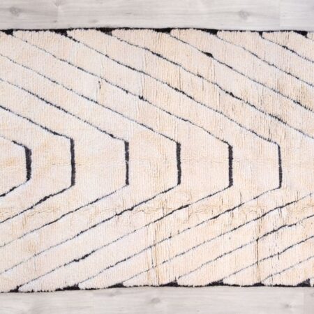 Tapis en laine artisanal Marmoucha pour décorer son salon