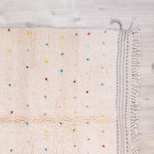Tapis artisanal tissé à la main multicolore Marmoucha