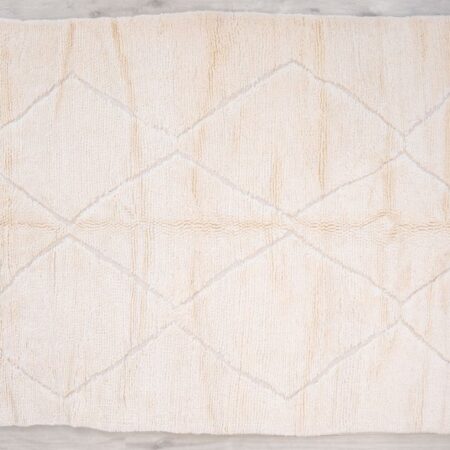 Tapis en laine salon blanc pour décoration chaleureuse