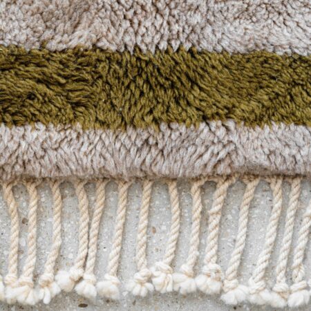 Tapis décoratif laine artisanal Marmoucha