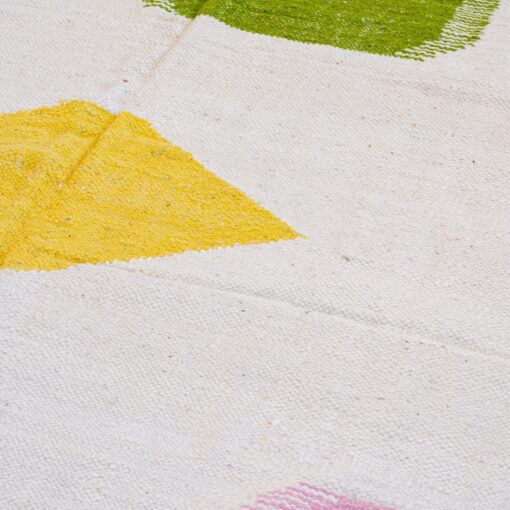 Détail motif tapis coloré Marmoucha